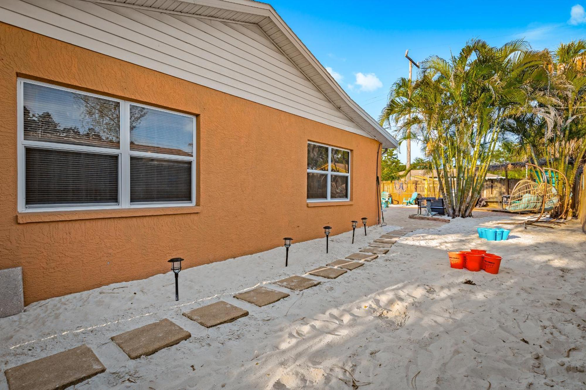 Coastal Villa W Amazing Courtyard - Splash Pad! Sarasota Exterior foto